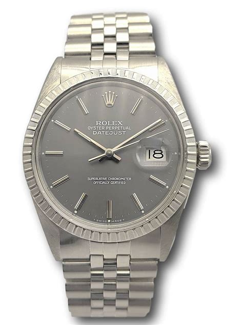 rolex date just slate|Rolex datejust for sale.